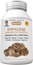 ANDREW LESSMAN Immune Mushroom Kompleksi 30 Capsules - Organik Full Spectrum Yedi Mushrooms - Sağlıklı Immune Fonksiyonlar - Katkı yok. Mushroom Kompleksi Tamam