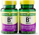 Spring Valley Vitamin B12 Zamanlı Yayın Tabletleri, 1000 mcg, 150 Kont ( 2, 300 Kont Total) (150 Count (Pack of 2))