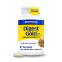 Enzymedica Digest Gold + ATPro, maksimum Güçlü Enzyme Formula, Bloating and Gas, 14 Key Enzymes Including Amylase, Protease, Lipase ve Lactase, 21 Capsules (FFP)