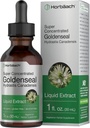 Horbäach Goldenseal Root Tincture | 1 Fl Oz | Sıvı Ekstraksiyon Tamam | Hydrastis Canadensis Herb Drops | Alkol Free | Vegetarian, Non-GMO ve Gluten Free