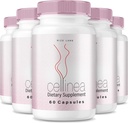 Laboratuarları (5 Pack) Hücreleri - Hücre Pilinea Pills, Hücreleri Sağlıklı Bakmak için Hücreleri, Hücreleri Skin Hydration, Cellinea All-Doğal Diyet Supplement,Cellinea Yorumları (300 Capsules)