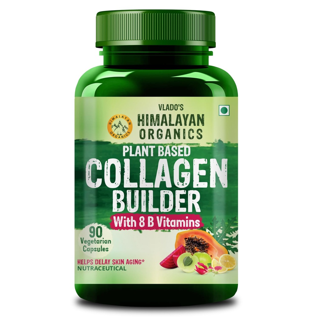 Himalaya Organikları Saç ve Skin için Biotin ve C 90 Veg Capsules ile Organik Kolajman