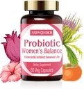 Kadınlar için prebiyotikler ve Probiyotikler - Vaginal Probiyotikler, Doğal Prebiyotikler, Herbal Desteği, Feminine Health & Intimate Balance, Eliminate Vaginal Odors & PH Balance, 60 Capsules (2)
