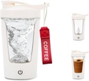 Elektrikli Shaker Şişe, Portatif Protein, Mixer Kupası, USB C Shaker for Smooth Protein Shakes, BPA-Free, Tritan, 450 ml, 16oz, Stir Cup, 500mAh Isıtmalı Isıtmalı Isıtmalı Yapıştırıcı