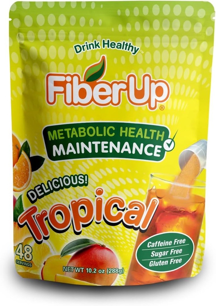 Delicious, Prebiyotik uli Fiber Supplement, Tropikal, 48 Hizmet.