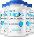 (5 Pack) Tinnifix Capsules - Gelişmiş İşitme Desteği Formula, Tinnifix Pills Sağlıklı İşitmeyi korumak için, Tüm Doğal Tinnifix for Complete Ear Health, Resmi Tinni Fix Review (300 Capsules)