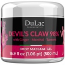 Dulàc - Devil's Claw 98 Krem maksimum Güçlü 16.9 Fl Oz, Natural Joint and Muscle Relaxer Cream for Recurring Muscle and Joint Pain, Enriched with Menthol for Cool Etkisi