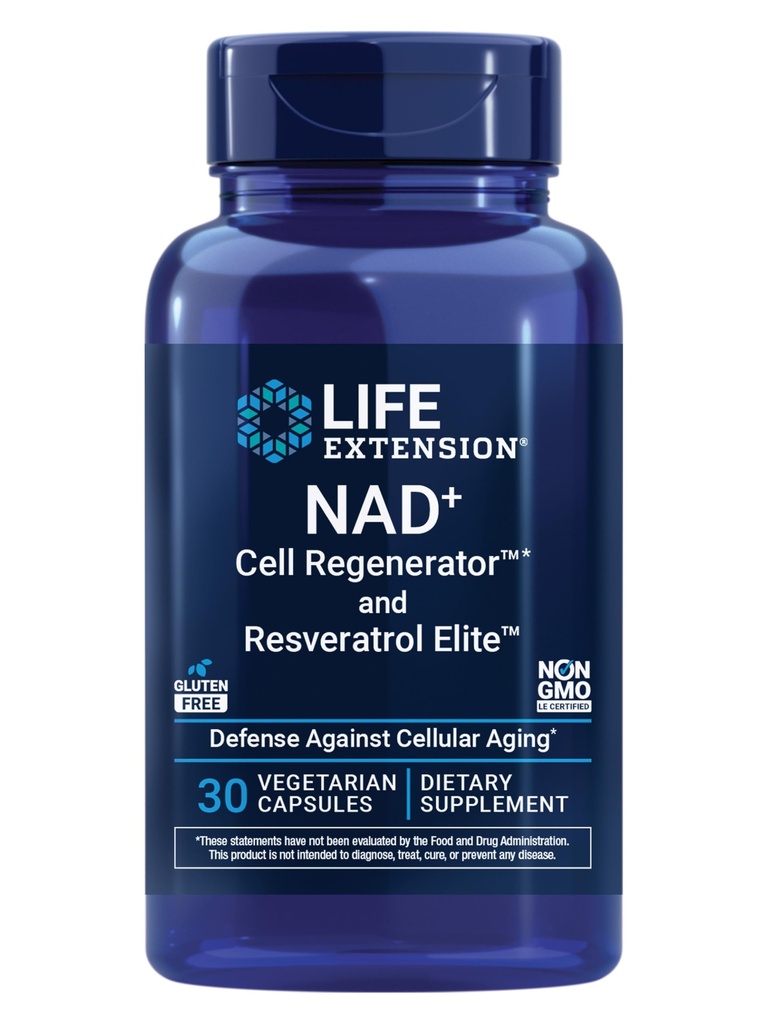 Hayat NAD+ Hücre RegeneratorTM ve Resveratrol EliteTM*, nicotinamid riboside, Trans-resveratrol, quercetin, Fisetin, Heart Health, Sağlıklı Aging, Vegetarian, 30 Capsules