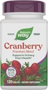 Nature's Way Cranberry Premium Mix, Supports Urinary Tract Health*, C vitamini ile, Erkekler ve Kadınlar için, No Gluten, 120 Tablet (Pazar Mayıs Vary)