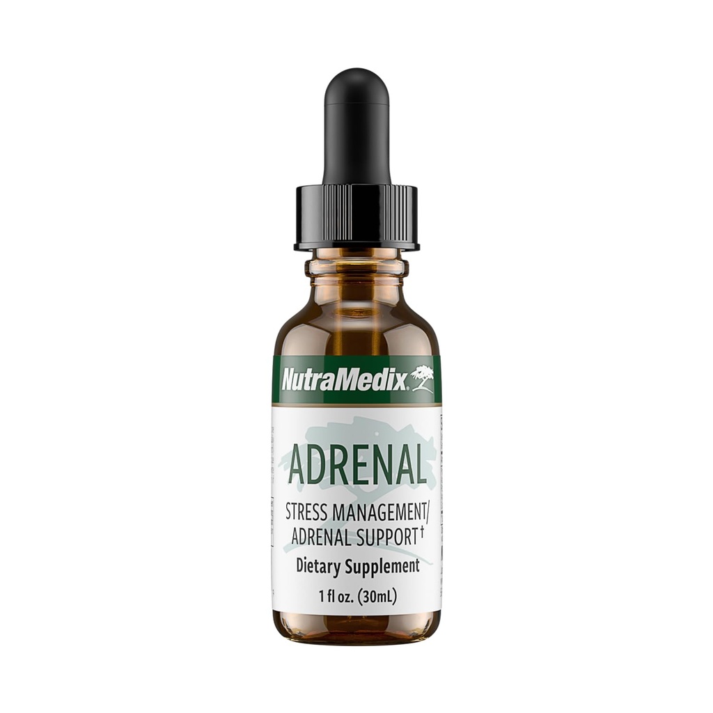 NutraMedix Adrenal Fatigue Supplement - Astragalus, Schisandra, Rhodiola ve Enerji Desteği için patenti, Stamina ve Stres - Vegan Adaptogen Mix (1oz / 30 ml)