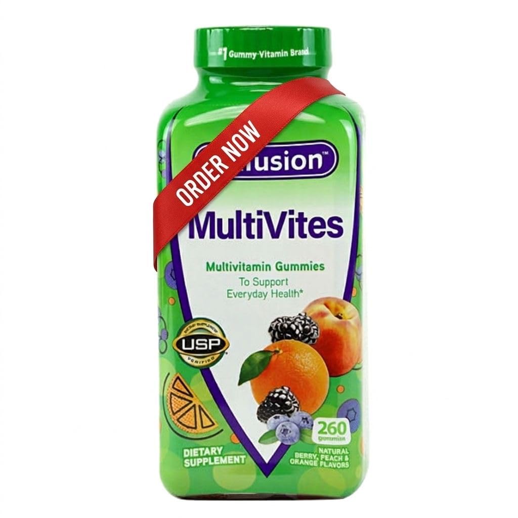 Vitafüzyonlar Multivites Gummies 260 ct, Destek Gündelik Sağlık - (Polonya 1 Seven Days Pills davası dahil edilmiştir