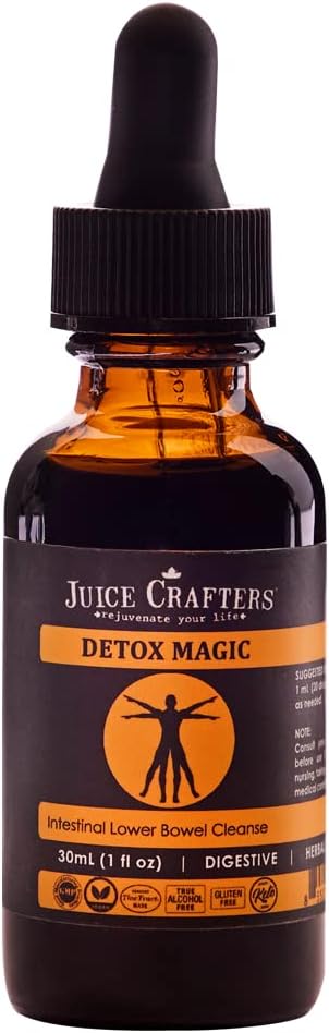 Su zanaatkarları Black Walnut Hull Tincture Drop (1 Fl Oz.) - Intestinal Lower Bowel Aid - Intestinal Cleanse - Herbal Cleanse Mix w/Black Walnut Hulls, Wormwood