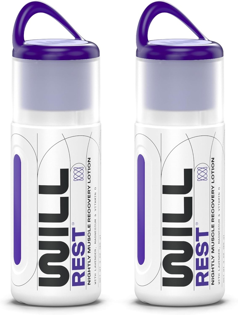 Magnezyum Lotion for Sleep I Nightly Topical Cream Magnezyum for Relaxation I Vitamin D & Lavender Lotion for Better Sleep & Relief I 3 Fl oz (2 Pack)