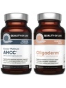 Yaşam kalitesi Kinoko Platinum AHCC Mushroom Extract ve Oligoderm ile Oligonol Lychee Ekstraksiyon - Immune Support Skin Health Sche