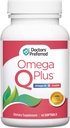 DOCTERS' PREFERRED Omega Q Plus- Omega-3 ve CoQ10 Supplement Teslimatlar Her gün Kalp Sağlığı Desteği 50 mg of CoQ10 ve Antioksit (60 yumuşakgels) sağlar.