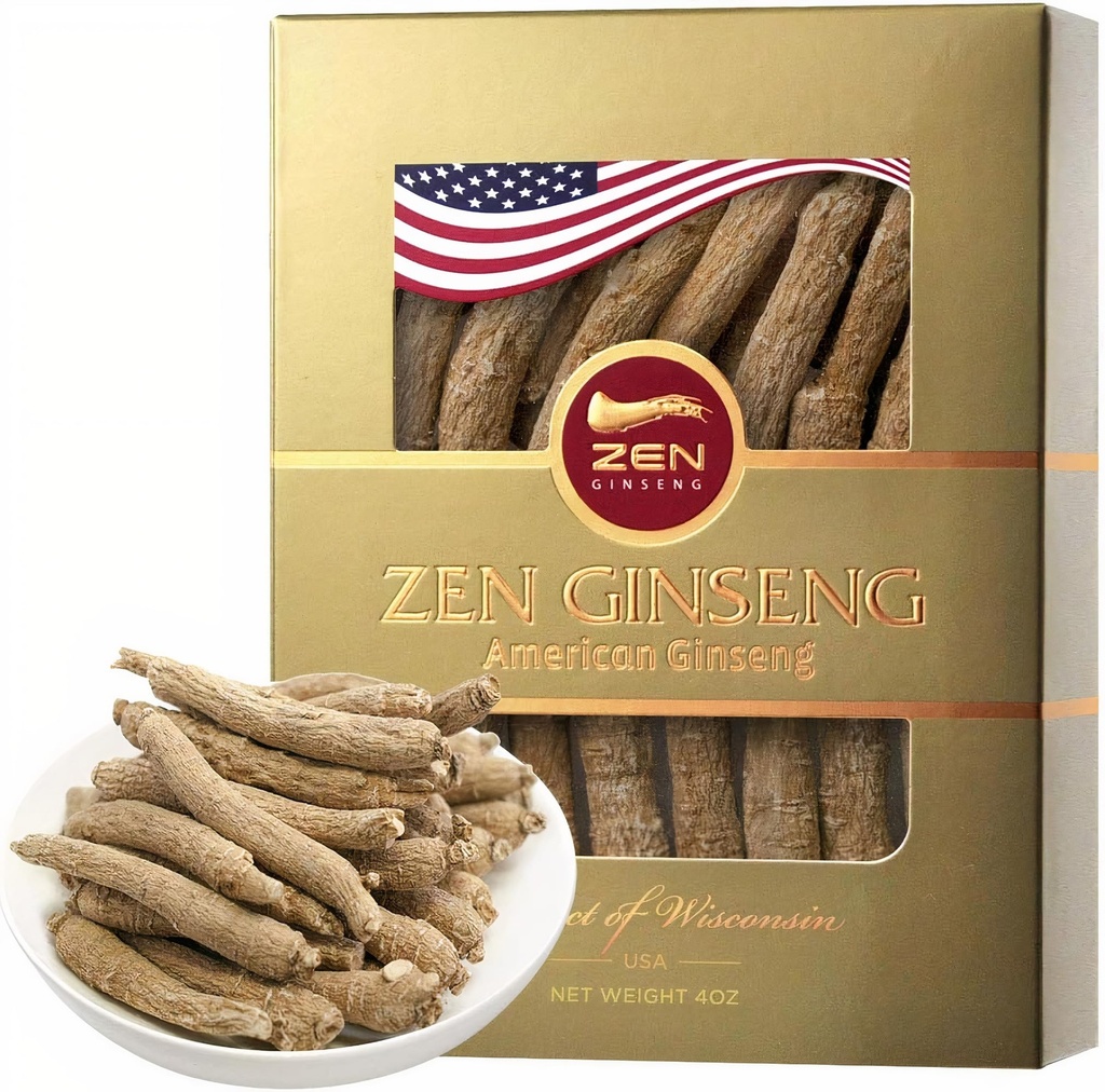 1 Amerikan Wisconsin BTC Kutu - Küçük Uzun Kök - Premium Kalite Panax BTC. Vücut Immunity, Erkekler ve Kadınlar için Enerji (4oz)