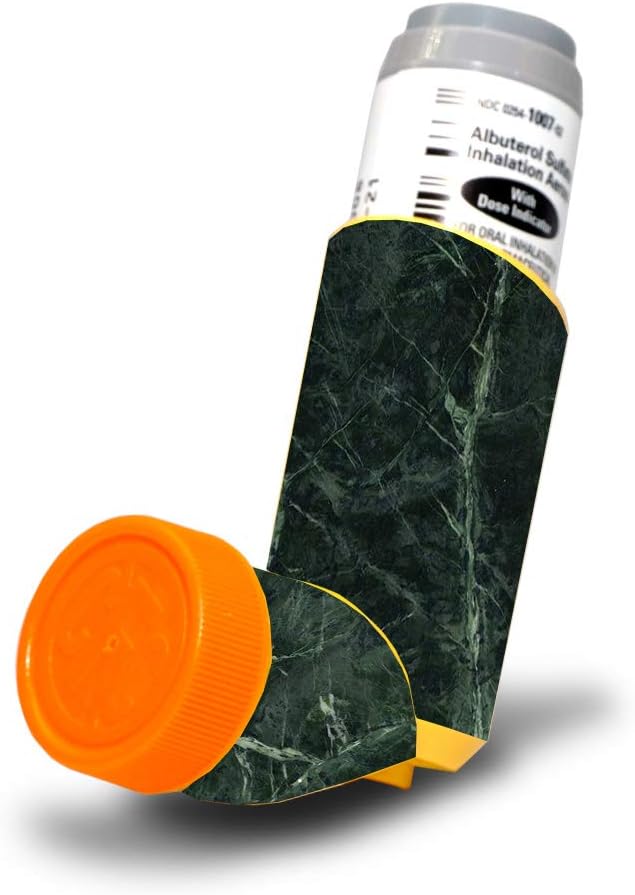 CanySkins Skin for Proventil HFA Asthma Inhaler - Grunge Mermer | Koruyucu, Dayanıklı ve Benzersiz Vinil Decal Cover | Uygulamalı, Kaldırın ve Değişim Stilleri | ABD'de Yap