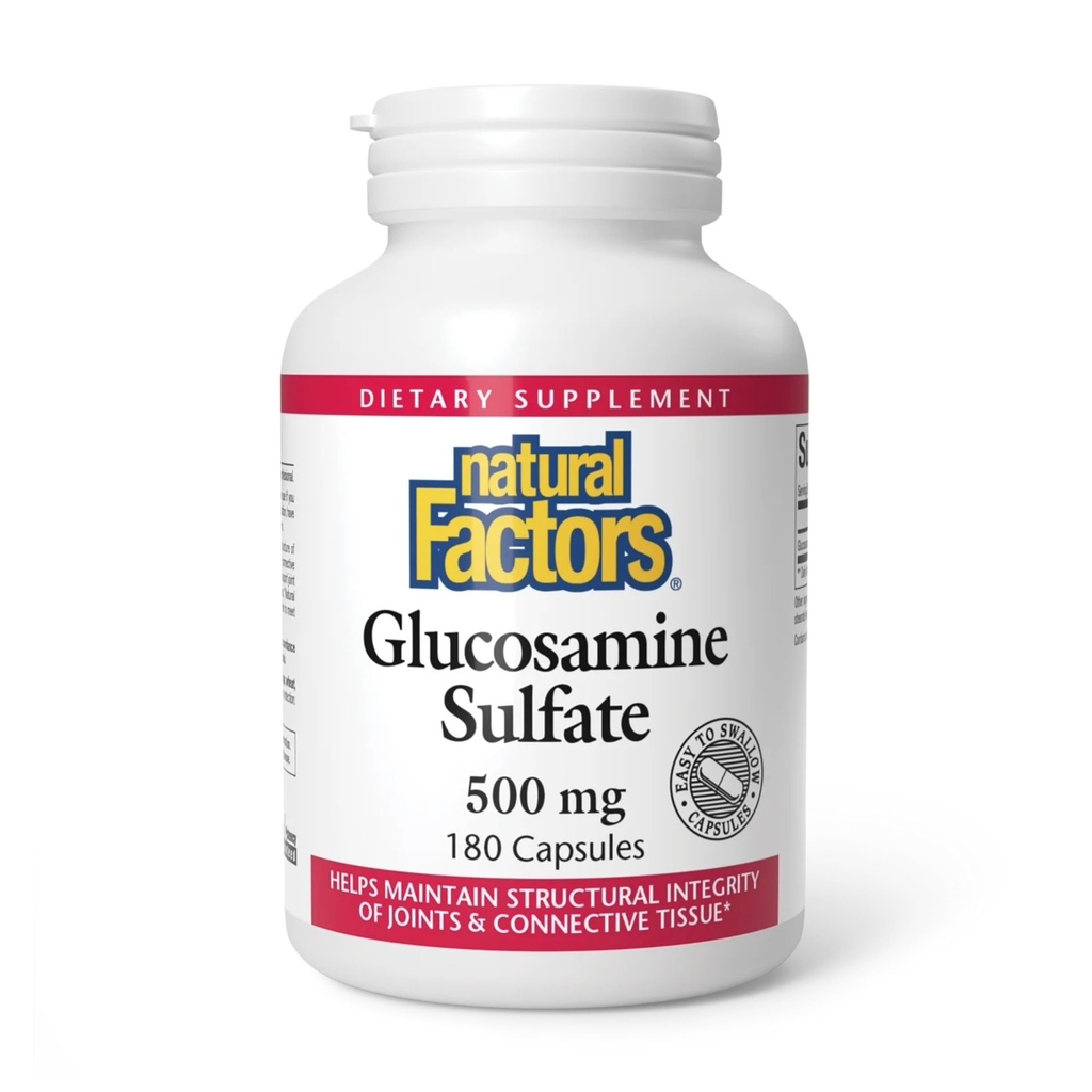 Doğal Faktörler, Glucosamine Sulfate, Sağlıklı Ortak Hareketliliği, Kartilage ve Connective Tound, 180 Capsules