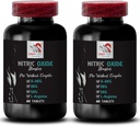 Nitrik Oksit - Nitrik Oksit - Kas Destek, Güç Focus, Enerji Supplement, Performans Formula, Stamina Destek, Egzersiz Tamam, Güçlü Odak, Endurance Mix 2 Şişe 120 Tablets