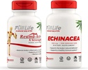 Full Life Reuma-Art X Strength and Echinacea Capsules - Ortak Destek Supplement - Echinacea Purpurea Ekstraksiyon - Kosher, Gluten-Free - 90 Veggie Capsules Her Şey