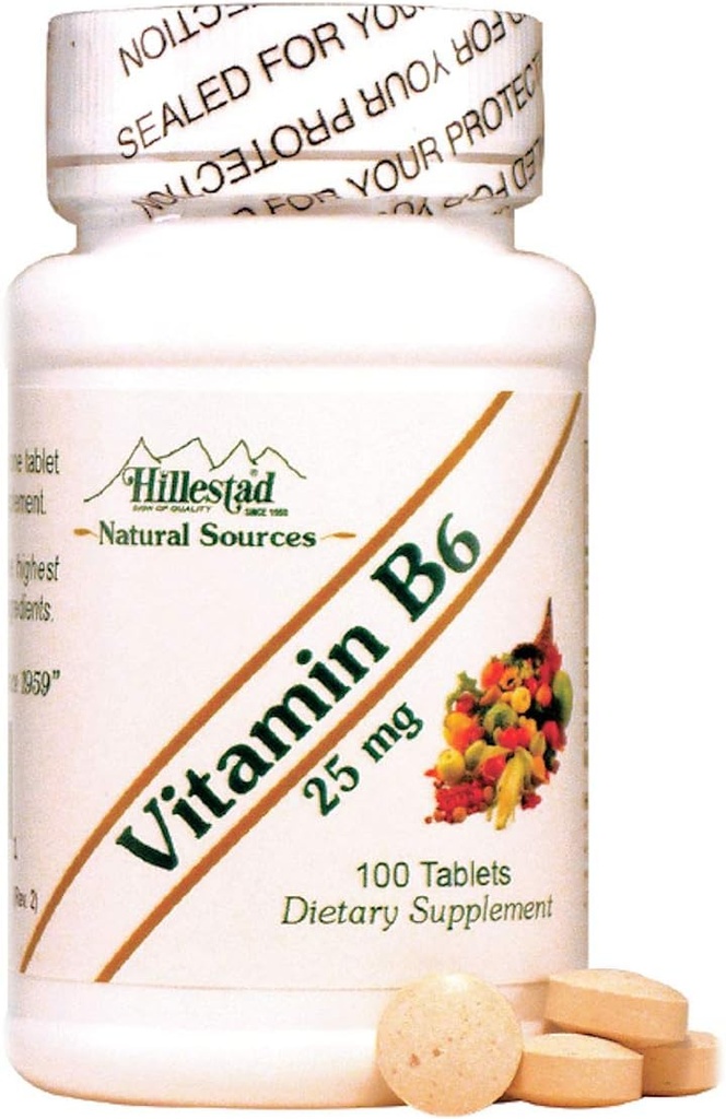 Dialyvite Hillestad Farms - Vitamin B6 25 mg - 100 Tablet
