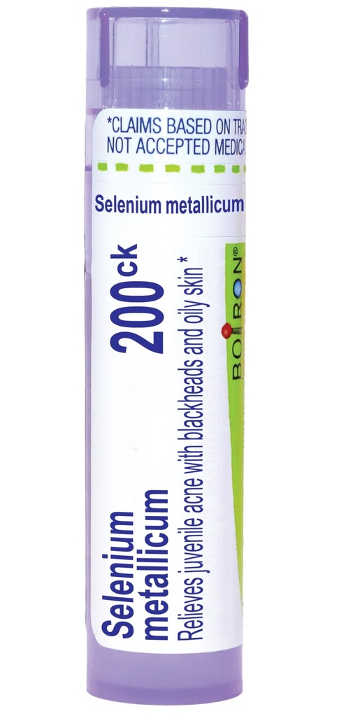 Boiron Selenium Metallicum 200Ck for Juvenile Acne with Blackheads - 80 Ultrasoniks