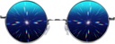 GloFX Difraksiyon Gözlükleri | Hippie ve Pilot Stil Metal Frames with Mirror Lens and 3D Prism Rainbow Etkisi