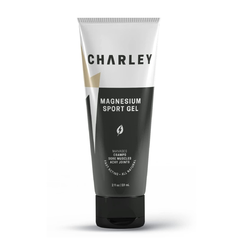 Charley Magnezyum Sport Gel (2 oz.) - Tüm Doğal, Hızlı Oyuncular ve Aktif Bireyler için Organik Çözüm