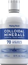 Piping Rock Colloidal Mineraller Sıvı | 32 fl oz | Unflavored Tincture Supplement | Plan Derived Essential Trace Minerals | Vegetarian, Non-GMO, Gluten Free
