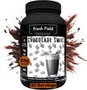 Fresh Field Protein Toz - 25g Whey proteini, Gluten-Free & Soy-Free, Sugar-Free, 30 Hizmet - Doğal Whey Protein Toz İşout Fitness & Beslenme Shakes - 2.36 lb