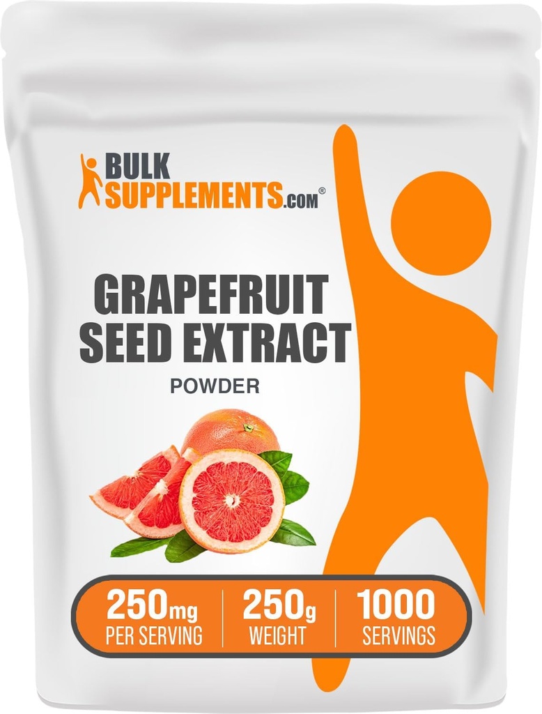 BulkSupplements.com Grapeaving Tohumu - Grapetre Tohum Supplements, Antioksit Kaynağı - Herbal Supplement, Gluten Free, 250 mg per Service, 250g (8.8 oz) (Pack of 1)