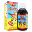 GirafKids Liquid Multivitamin for Kids Ages 4+, 8oz - Daily Child Vitamins with Biotin, Vitamin A, B Complex, Folic Acid, Omega-3 & Beta Glucan - Dietary Supplement for Kids Growth and Energy