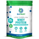 BioTrust Low Carb Lite, Low Calorie protein Toz – Low Carb, Sugar Free, Low sodyum, Keto protein Toz – 20g Grass-Fed Whey Protein Isolate with Digestive Enzymes – Unflavored, 14 Servisler