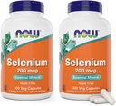 Şimdi Selenium 200mcg Capsules, 300 Count (Pack of 2) - Kadınlar ve Erkekler için L Selenomethionine Mineral Tamam - Veg Caps, Non-GMO, Vegan Dostu, Yeast-Free-Free-Free-