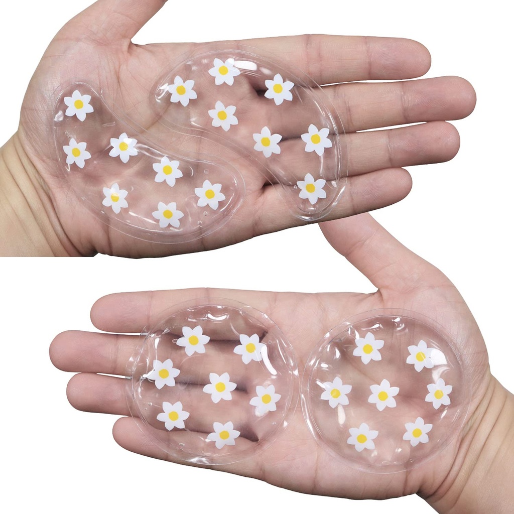 ZNÖCUETÖD Gel Buz Paketi Reusable Soğutma Göz Pads ve Under Eye Patches,Eye Hot Cold Treatment Pack for Redness,Pain Relief and Eye Relax