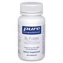 Pure Encapsulations B12 Folate - Enerji Nerves, Enerji Metabolism & Bilişsel Destek* - Metafolin olarak B Folate ile - 60 Capsules