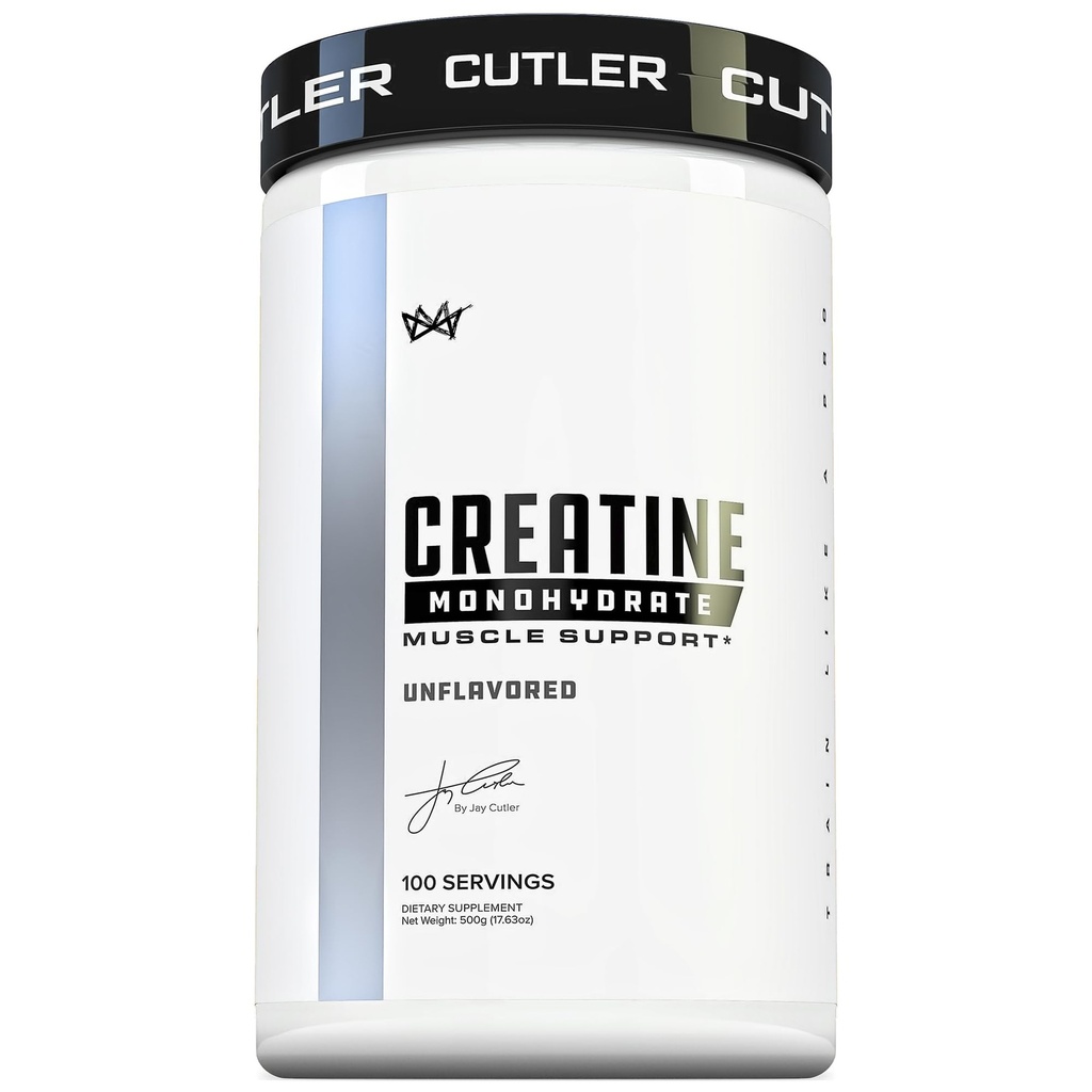 Cutler Beslenme Saf Kreatine Monohidrat - 5g Per Servis - Premium Kas Builder Güçlü Performans ve Kurtarma - Kolay Mixler için Sessizlik (100 Hizmet)