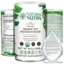Natural Nutra Organic Vegan Plant Based Soy Protein Source Powder, Support Midlife Transition, Supports Bone and Improves Cardiovascular Health, Gluten Free, Non GMO, Sugar-Free 14.4 OZ.