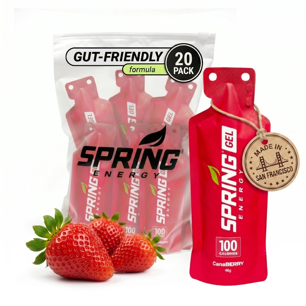 Spring Energy Gel - Canaberry - 20 Ct - Spor Beslenme Enerjisi Rakkalar için