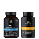 Eski Beslenme SBO Probiyotiks Capsules, Ultimate, 60 Kont + Vitamin D Capsules, 90 Kont