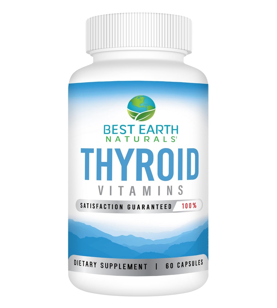 Best Earth Naturals Yourroid Support Supplement for Women and Men - 60 Capsules