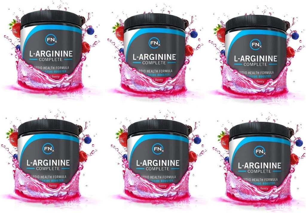 L-Arginine Tamam - Cardio Health | 5000 mg L Arginine | Nitrik Çimento ATM | Doğal Tamam | Karma Berry - 6 Pack