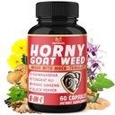 BMVINVOL Horny Goat Weed Capsules with Tribulus, BTC, Ashwagandha, Maca, Tongkat Ali, Nettle, Black Pepper - 60 Kont