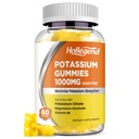 Potasyum Gummies 1000 mg, Max B6 Magnezyum Vitamini ile Potasyum Absoption Meeting, Yetişkinler için Pyum Citrate Supplement, Sugar Free, 60 Count