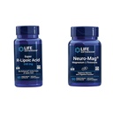 Life Extension Super R-Lipoic Acid – Longevity Supplement for Oxidative Stress Defense & Neuro-mag Magnezyum L-reonate, Magnezyum L-threonate