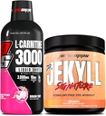 PROSUPPS L-Carnitine 3000 Stimulant Ücretsiz Sıvı Shots (31 Hizmet, Ejderha Meyvesi) ve Bay Hyde Signature Series Pre-Workout Energy Tozed Drink (30 hizmet, Orange)