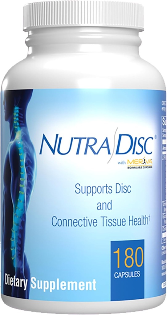 Nutra Disc & Ortak Destek Supplement - Klinik olarak Formulaed Restorative Cartilage Ligament ve Tendon Supplement with Patented Meriva Curcumin & Glucosamine and Chondroitin for Yetişkinler - 90 Hizmetler
