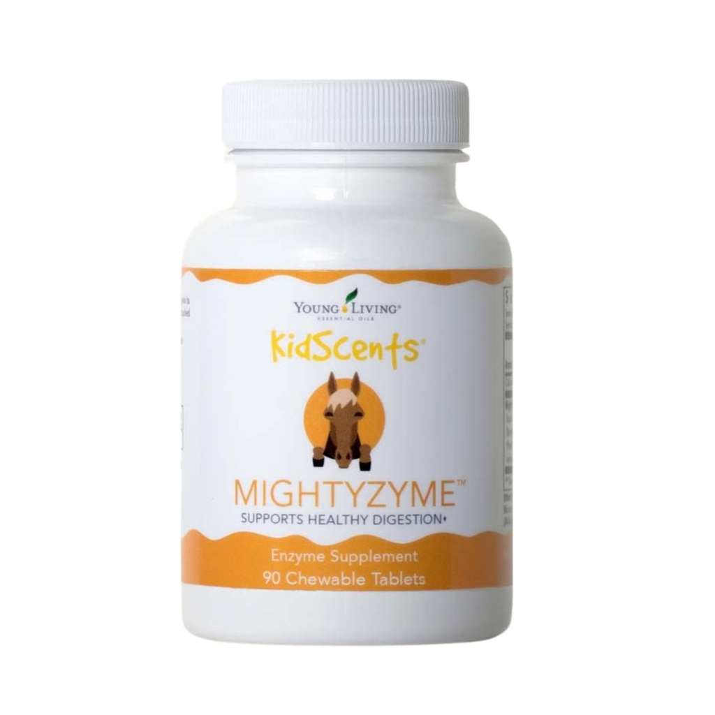 Genç Yaşam KidScents MightyZyme Chewable Tabletler - 90 ct - Çocuk Digestive Enzyme Supplement - Çocuklar için Doğal Digestion Destek - Çocuk Dostu Ürünler