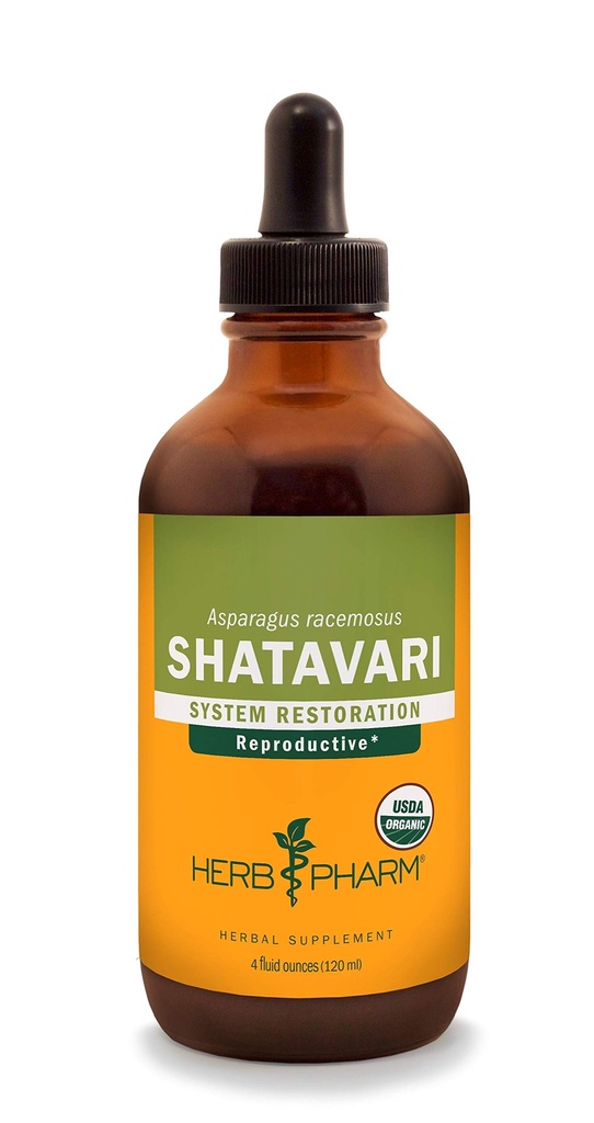 Herbm Pharm, Bayan Reproductive System Support için Organik Shatavari Sıvı Türlemeyi Onayladı - 4 Ounce