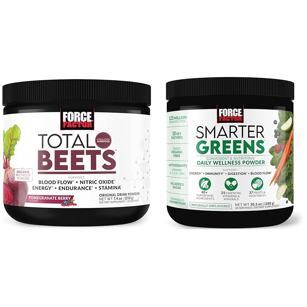 Kuvvet Faktörü Total Beets Immunity & Digestion Superfood Tozu Nitrates'i Circulation, Blood Flow & Smarter Greens Daily Wellness Toz Enerjiyi Desteklemek için, Immunity & Digestion